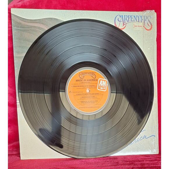 CARPENTERS-Made In America- original 1981 A&M Records SP-3723- Shrink! Ex/Ex - Picture 3 of 10